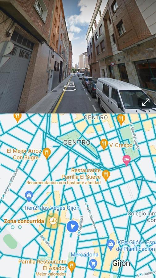 Apartamento De 2 Habitaciones A Un Paso De Begona Gijón Esterno foto